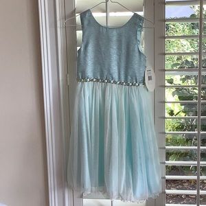 NWT ice blue dress sz 12